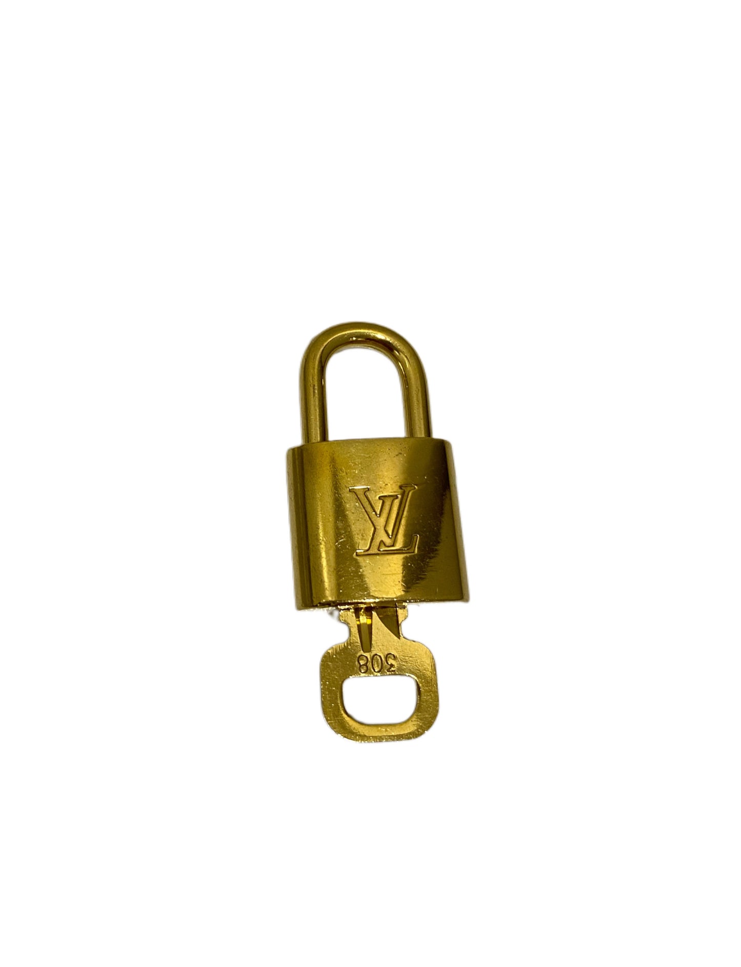LOUIS VUITTON Lock & Key Gold
